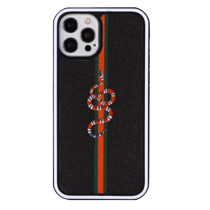 Gucci Leather iPhone Case