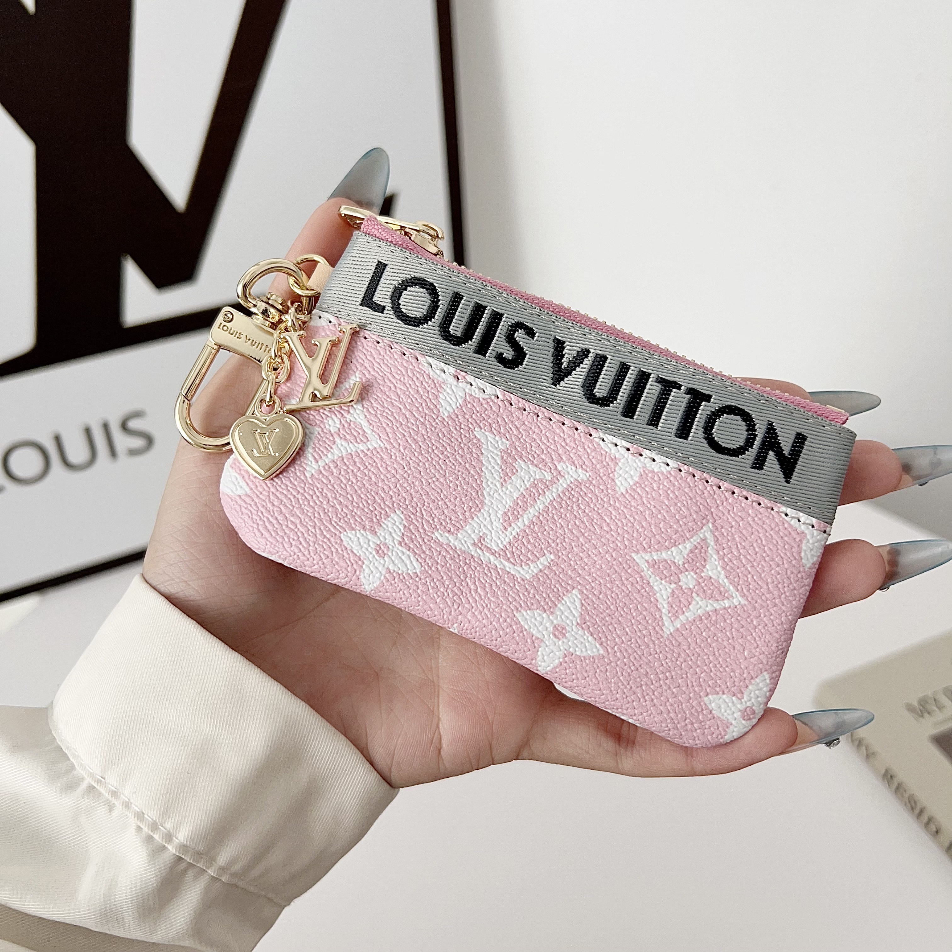 Louis Vuitton Luxury Leather Coin Purse