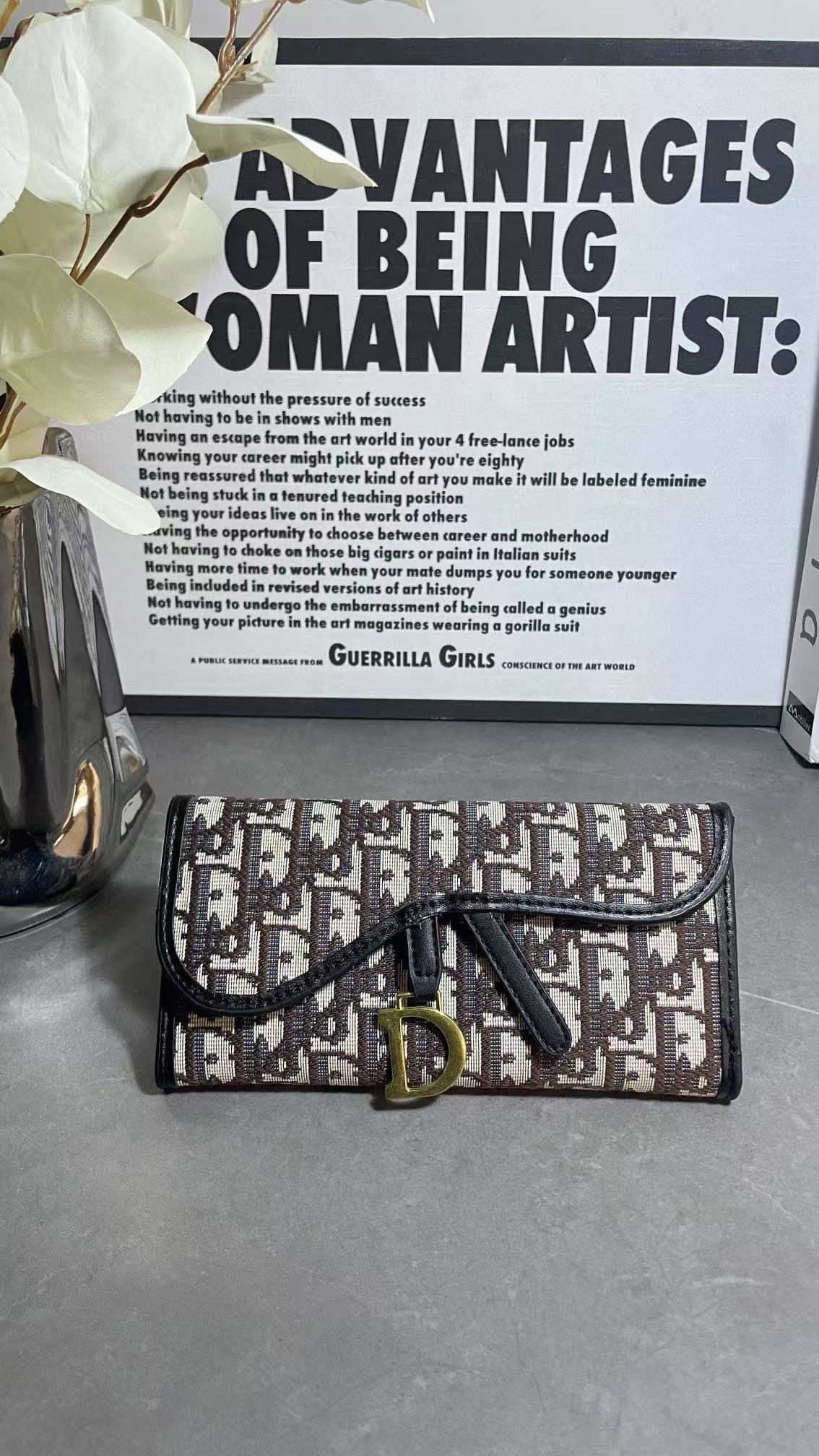 luxurious Leather Flap Wallet