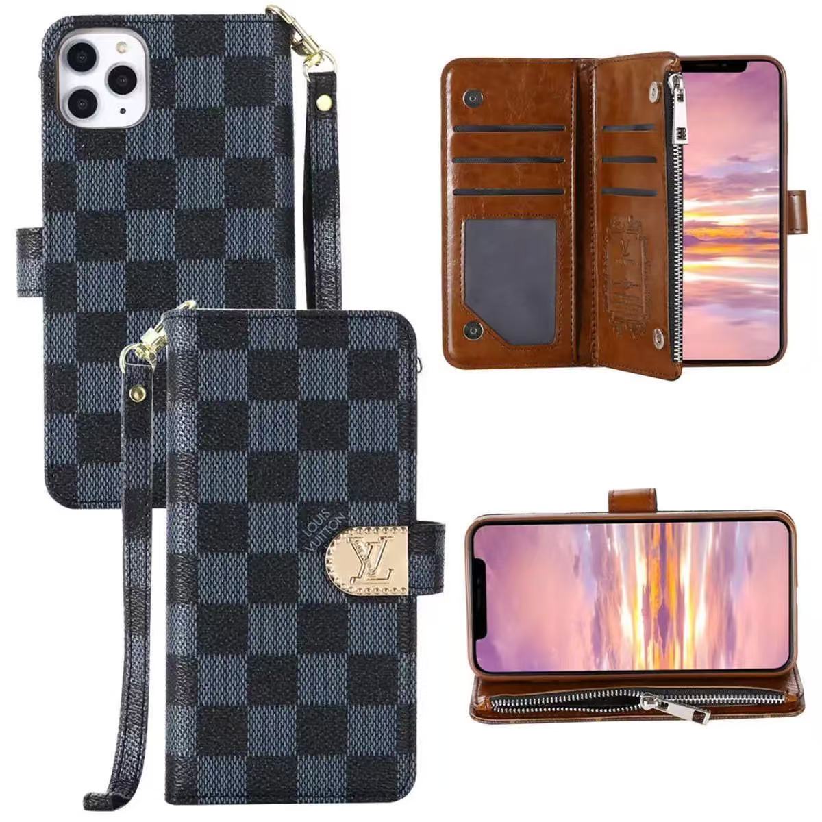 Louis Vuitton,Gucci Monogram iPhone Wallet Case Leather Multi-Layer -BELKCASE