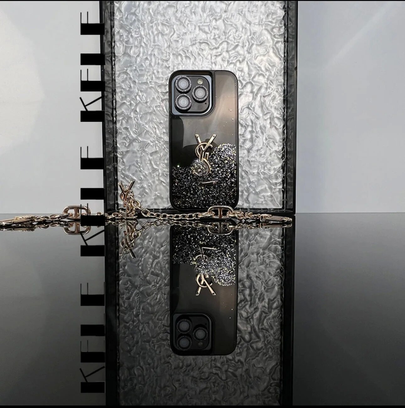 Flowing Glittery Sand iPhone Case