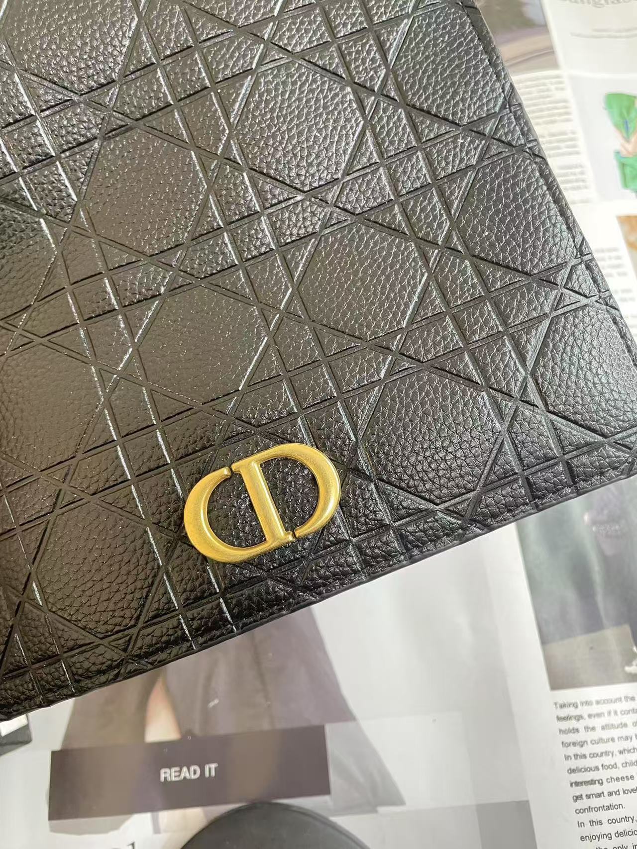 luxurious Leather Flap Wallet