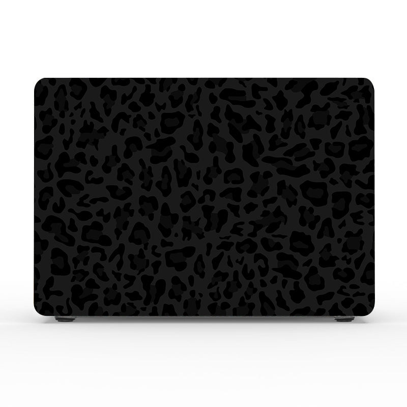 Black Leopard Print Macbook Case-BELKCASE