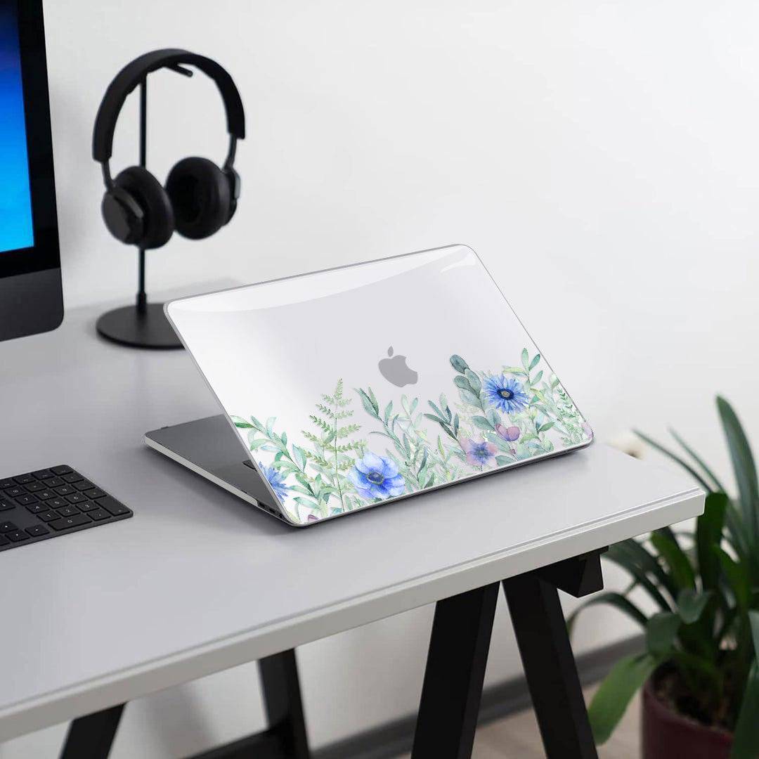 Blue Flower Blooming Macbook case-BELKCASE
