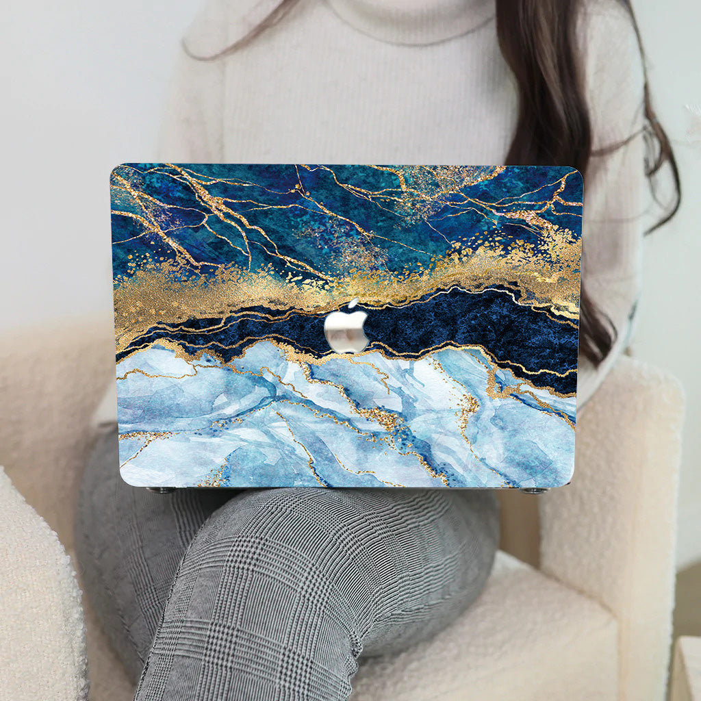 Mysterious Blue River Macbook Case-BELKCASE