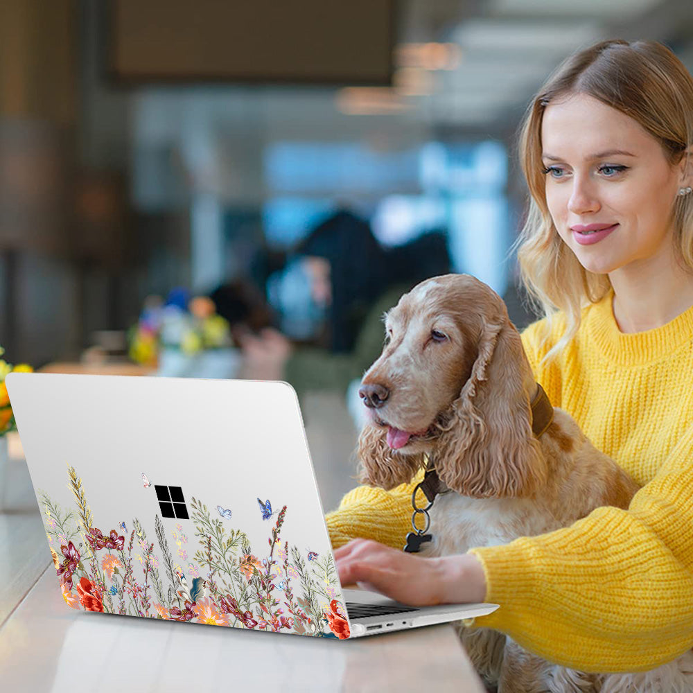 Butterfly In Flower Microsoft Surface Laptop Case-BELKCASE
