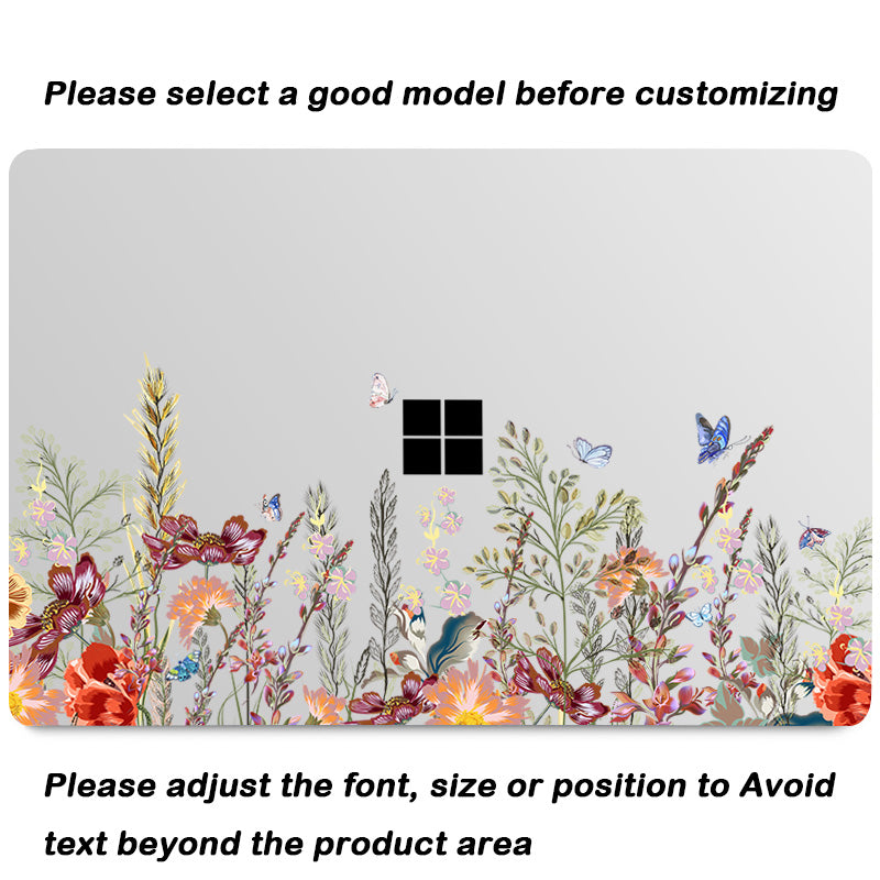 Butterfly In Flower Microsoft Surface Laptop Case-BELKCASE