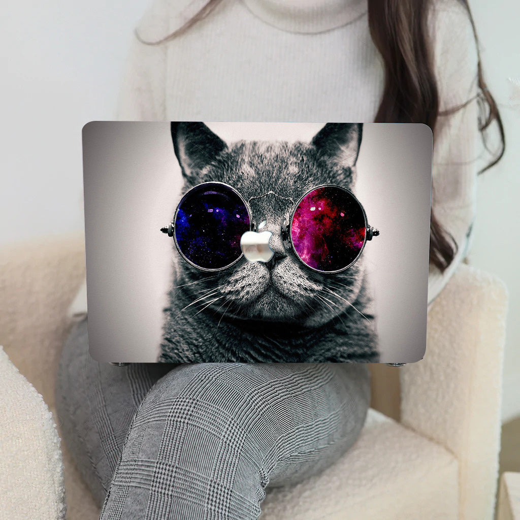 Cool Face Cat Macbook Case-BELKCASE