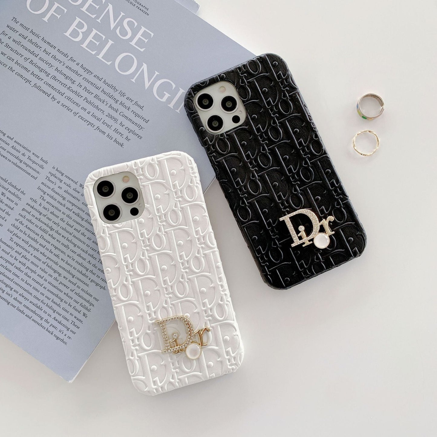 Dior Leather iPhone Case	