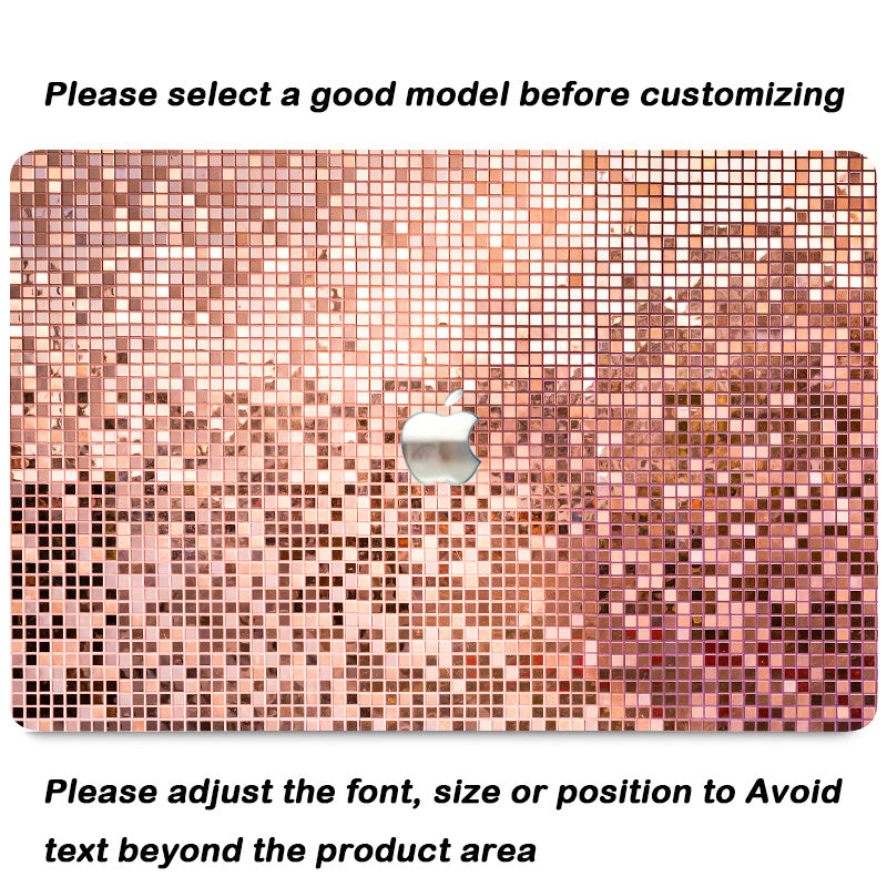 Rose Gold Square Macbook Case-BELKCASE
