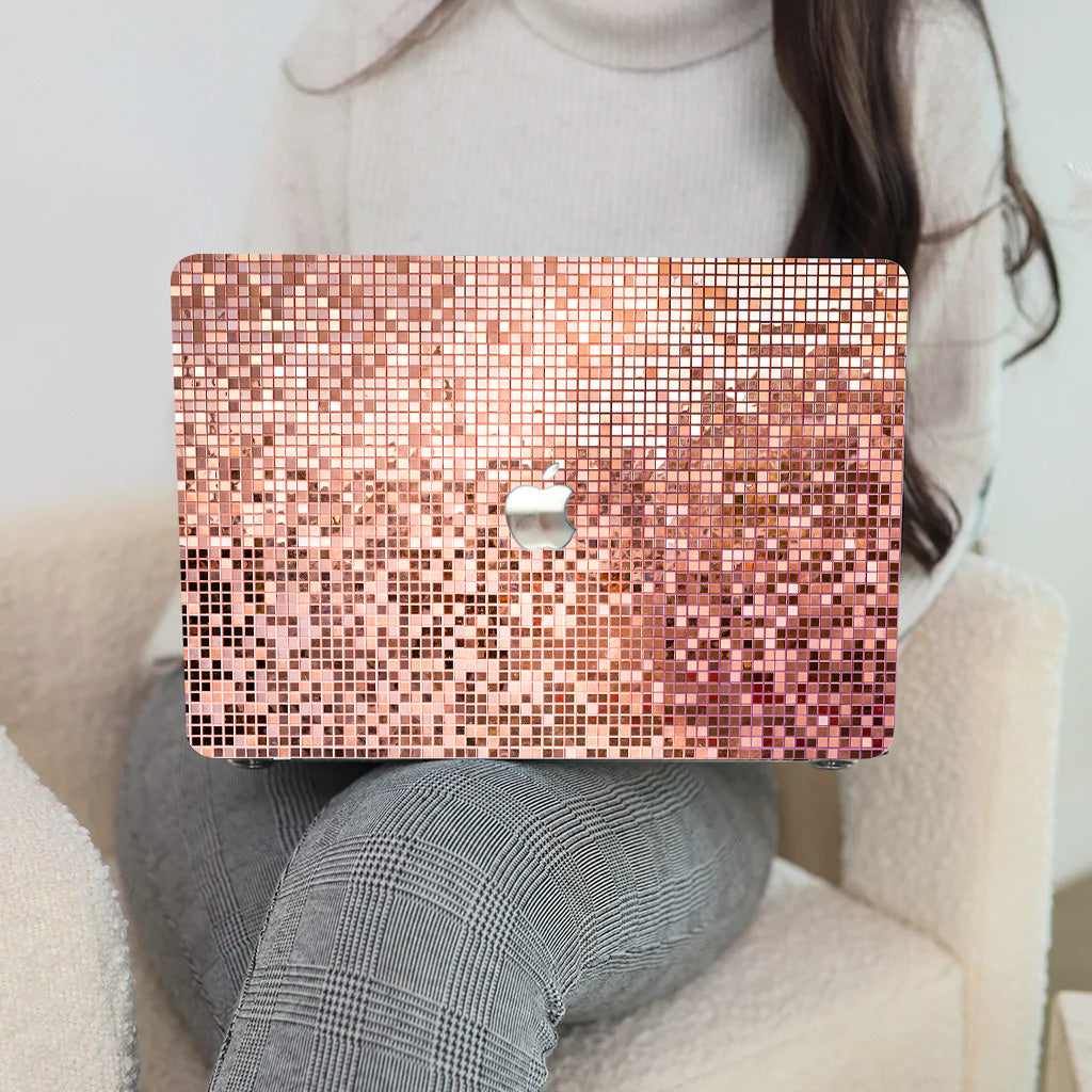 Rose Gold Square Macbook Case-BELKCASE