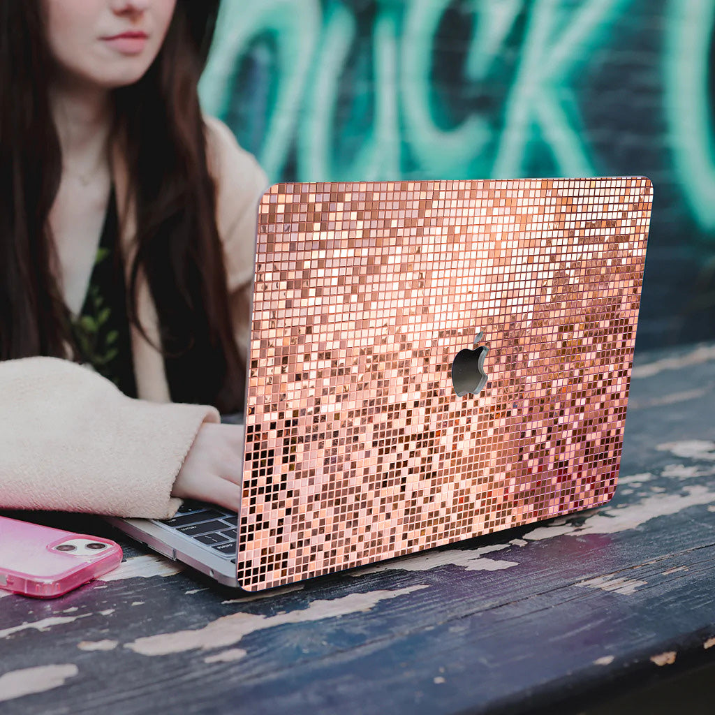Rose Gold Square Macbook Case-BELKCASE