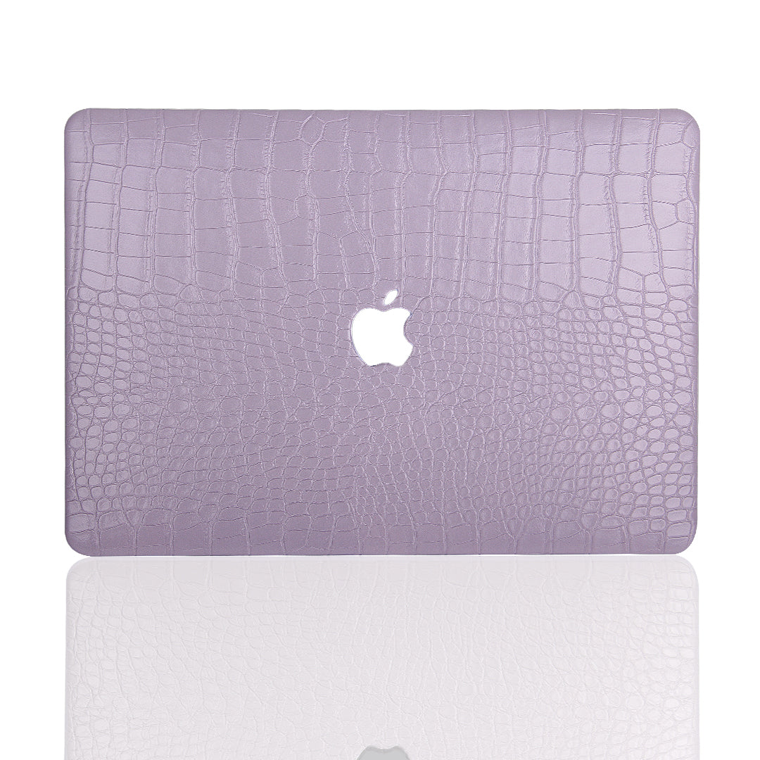 Faux Crocodile Purple MacBook Case-BELKCASE