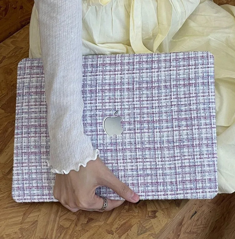 Woven Fiber Velvet Purple MacBook Case-BELKCASE