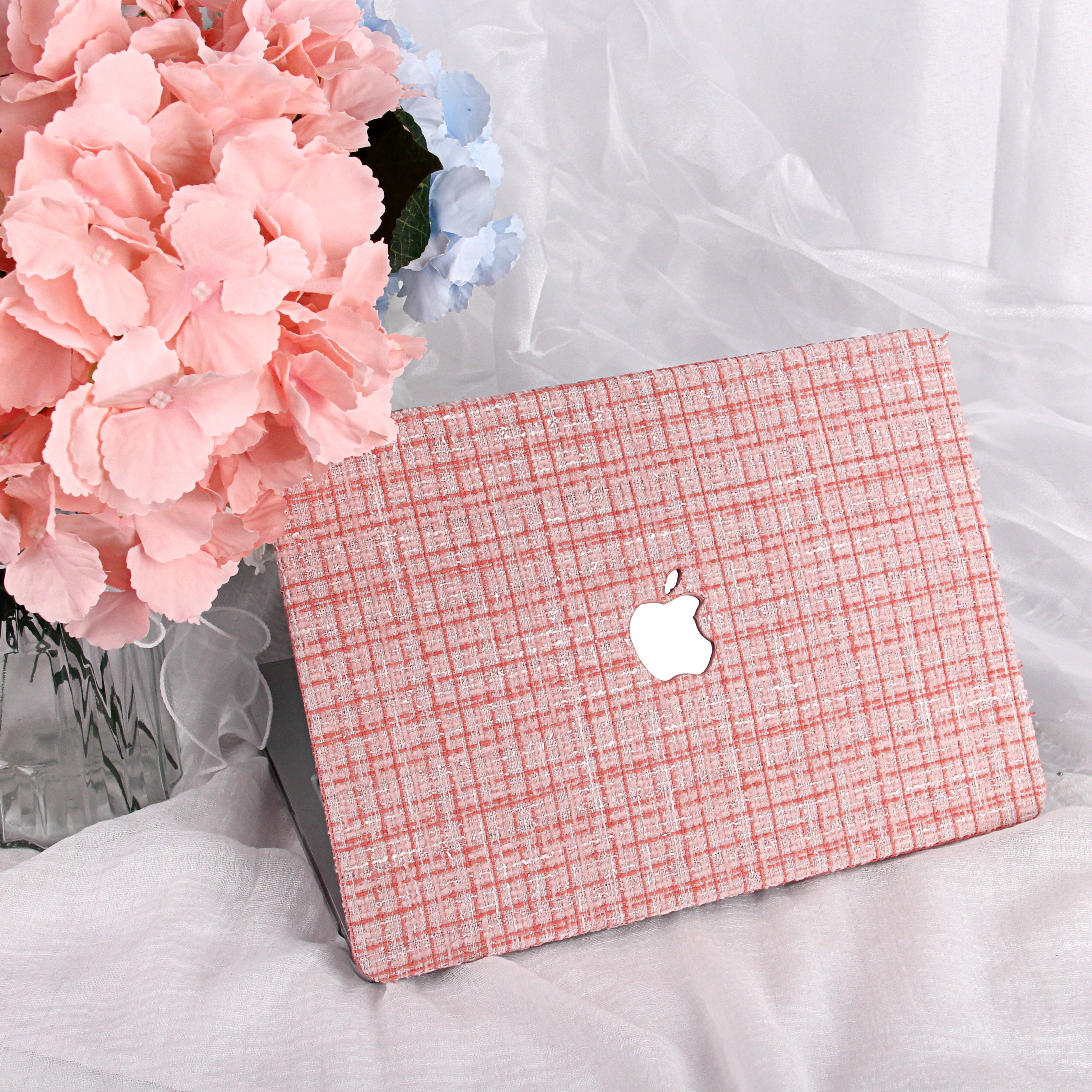 Woven Fiber Velvet Pink MacBook Case-BELKCASE