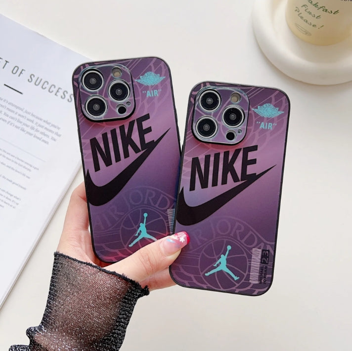 Purple Gradient Glitter Trend iPhone Case