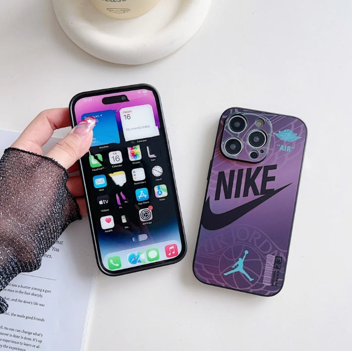 Purple Gradient Glitter Trend iPhone Case