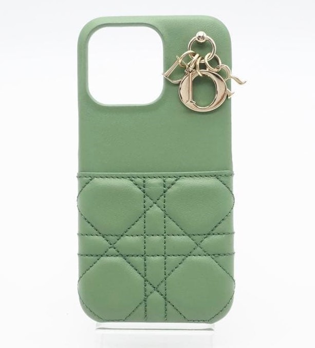Dior Luxury Leather iPhone Wallet Case