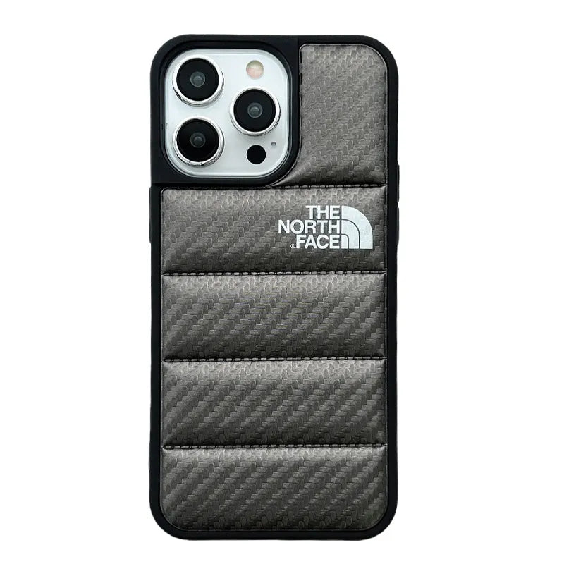 Carbon Fiber NF Goose Down Jacket iphone Case