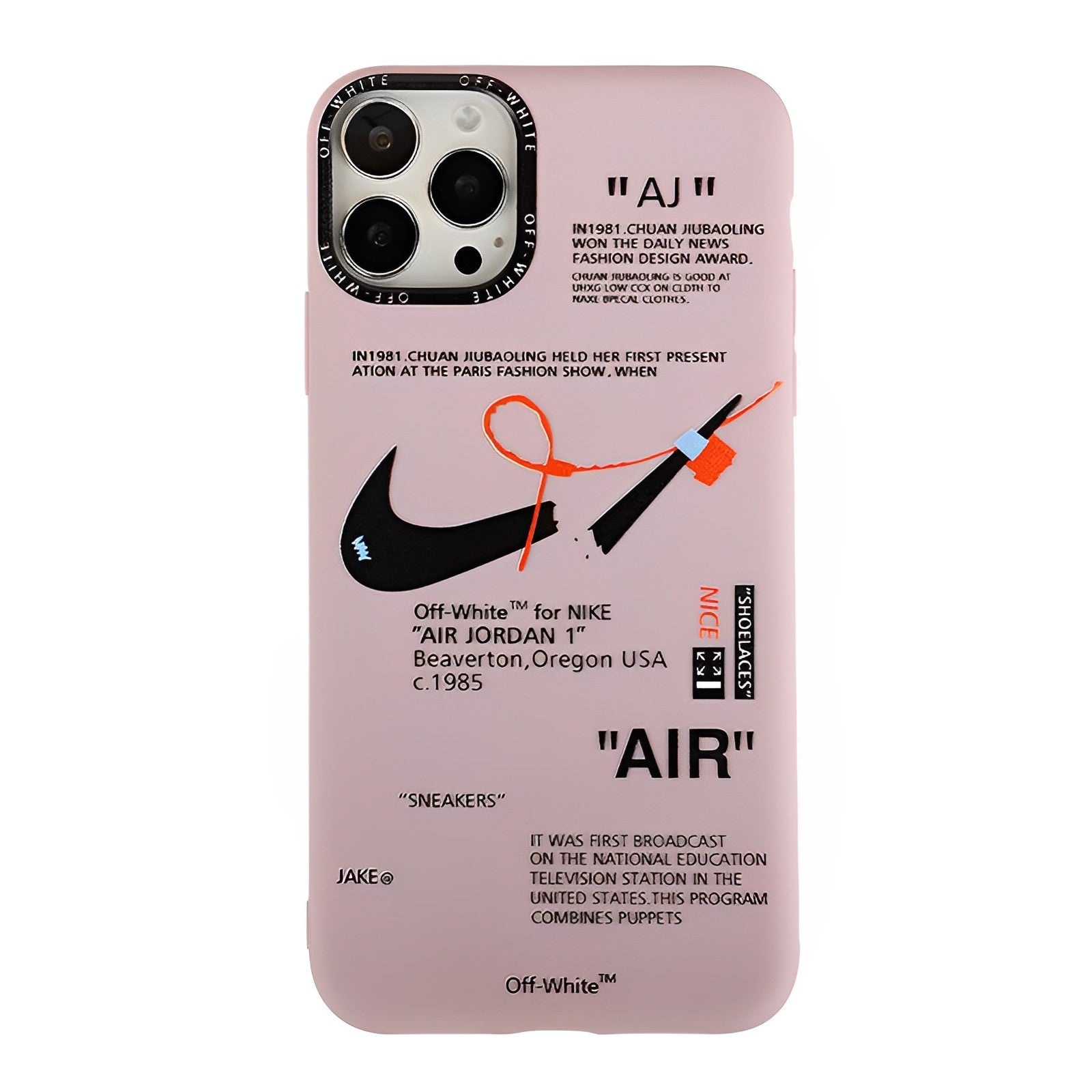 A-j ×N-K Tag iPhone Case