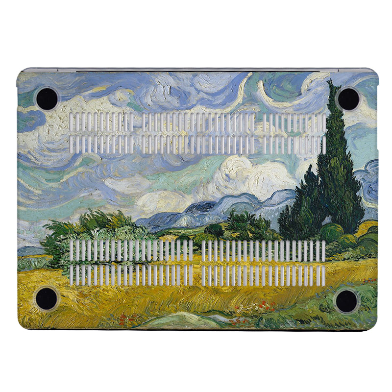 Van Gogh ''Wheat Field and Cypress'' Macbook Case-BELKCASE