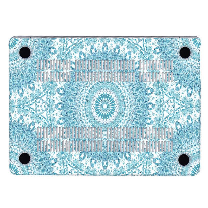 Cyan Mandala Macbook Case-BELKCASE