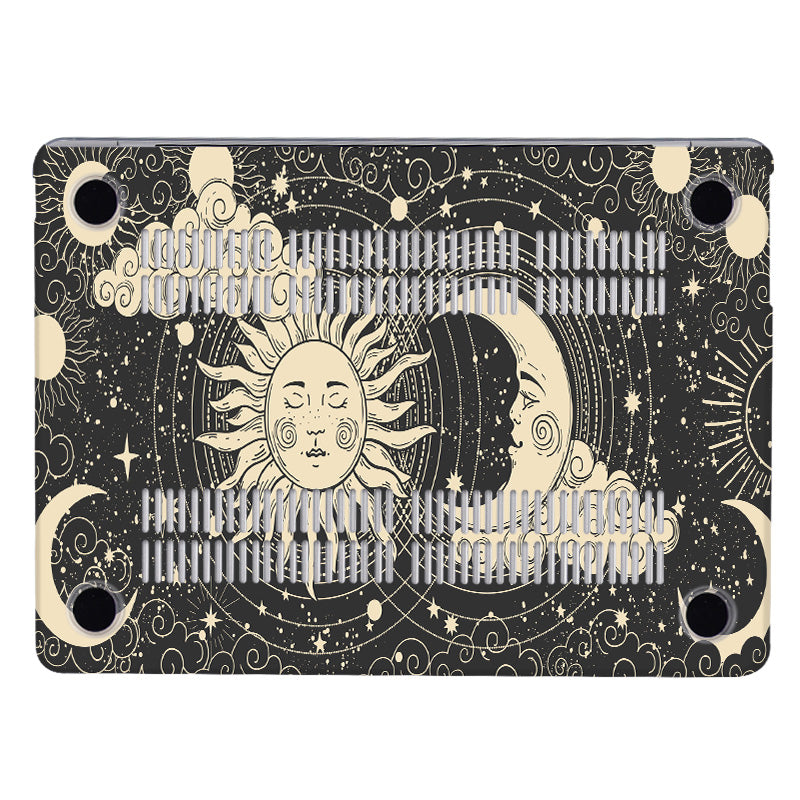 Sun And Moon God Macbook Case-BELKCASE
