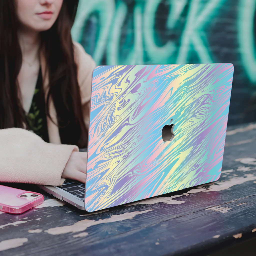 Colorful rippled Macbook case-BELKCASE