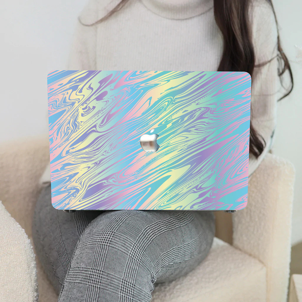 Colorful rippled Macbook case-BELKCASE