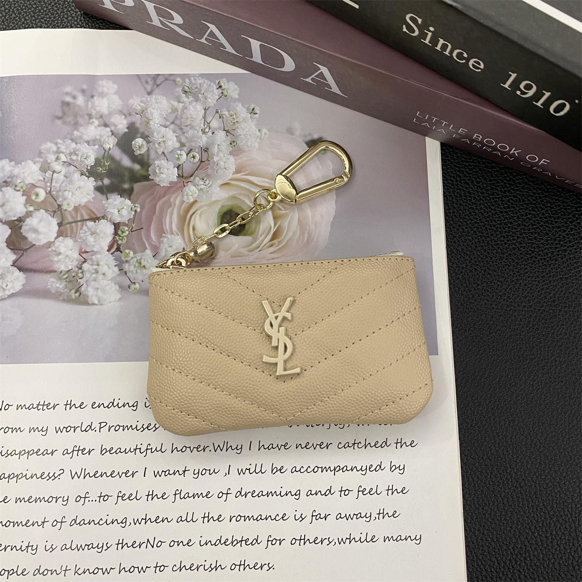 Luxury Leather Zipper Coin Purse