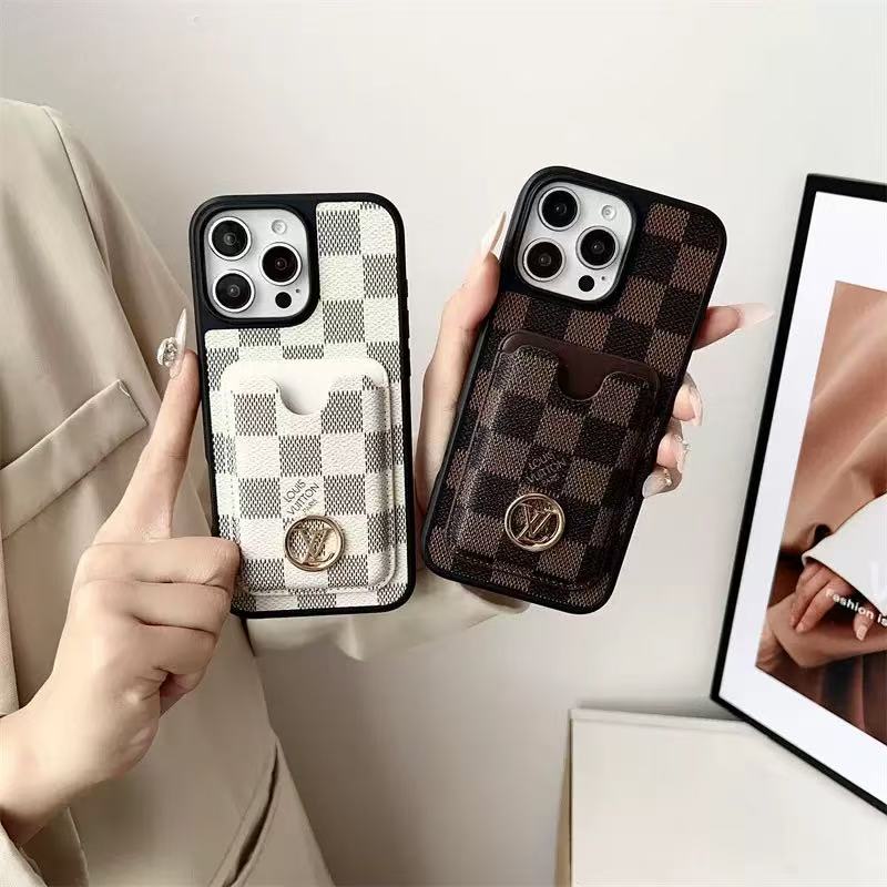 Louis Vuitton iPhone Wallet Case With Card Holder Monogram Vintage Leather