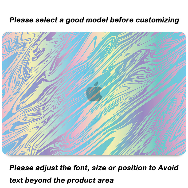 Colorful rippled Macbook case-BELKCASE