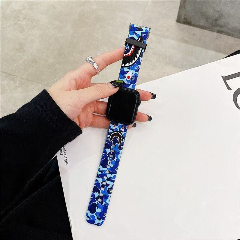 Fashion leather Ape Apple Watch Bands