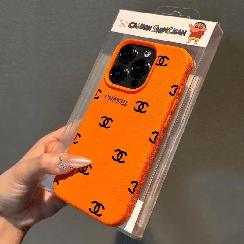 Simple leather iPhone Case