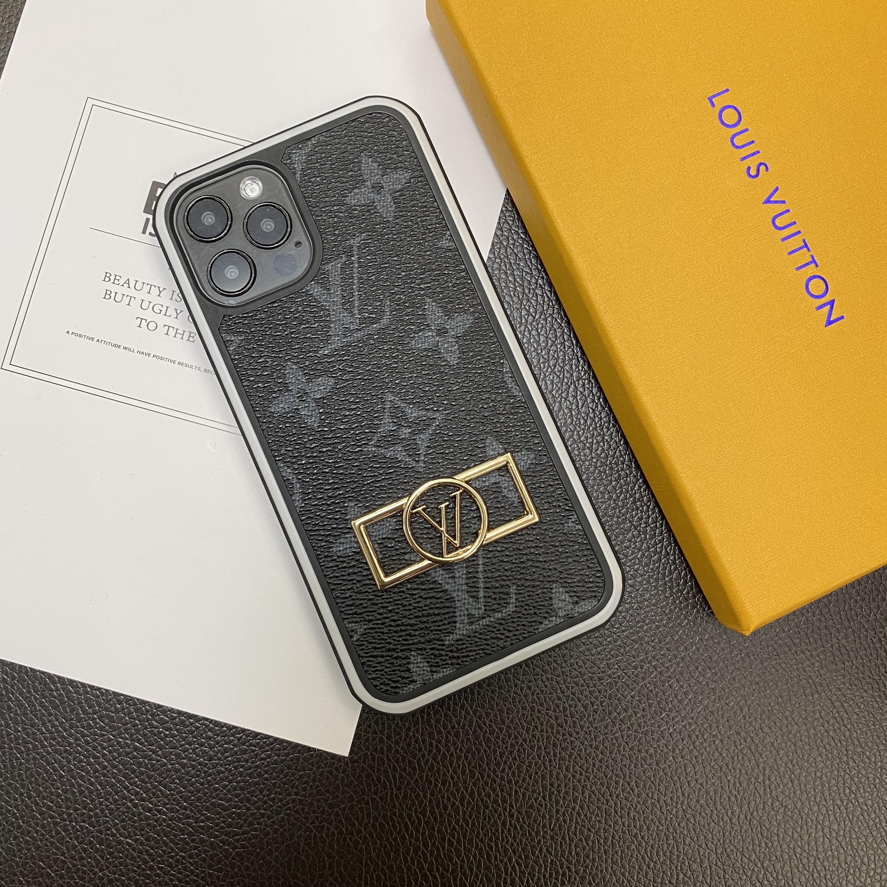 Louis Vuitton Leather iPhone Case