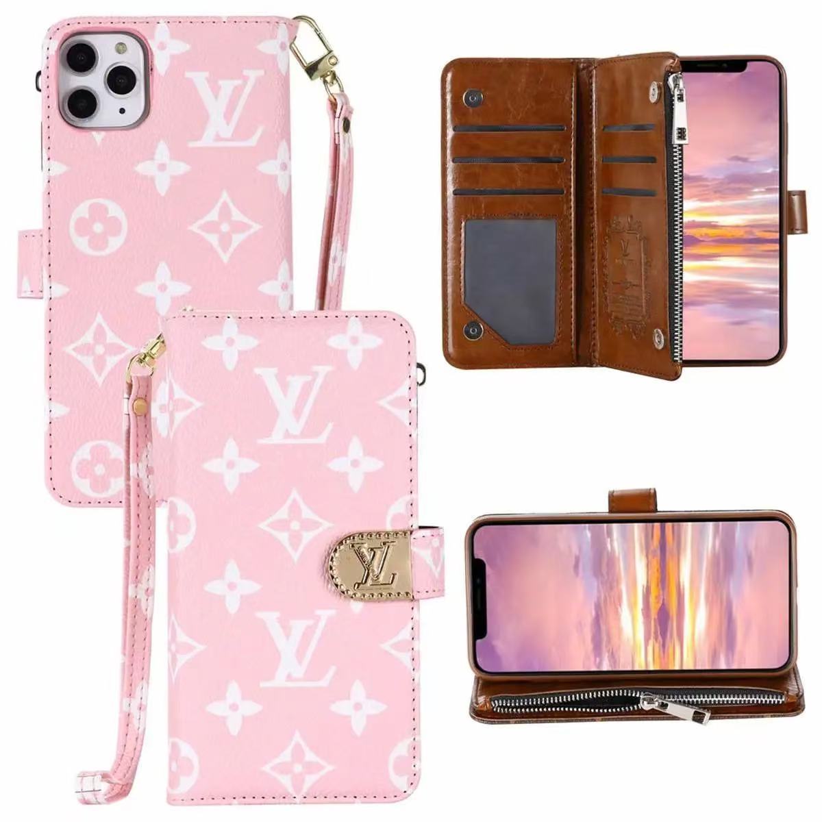 Louis Vuitton,Gucci Monogram iPhone Wallet Case Leather Multi-Layer -BELKCASE
