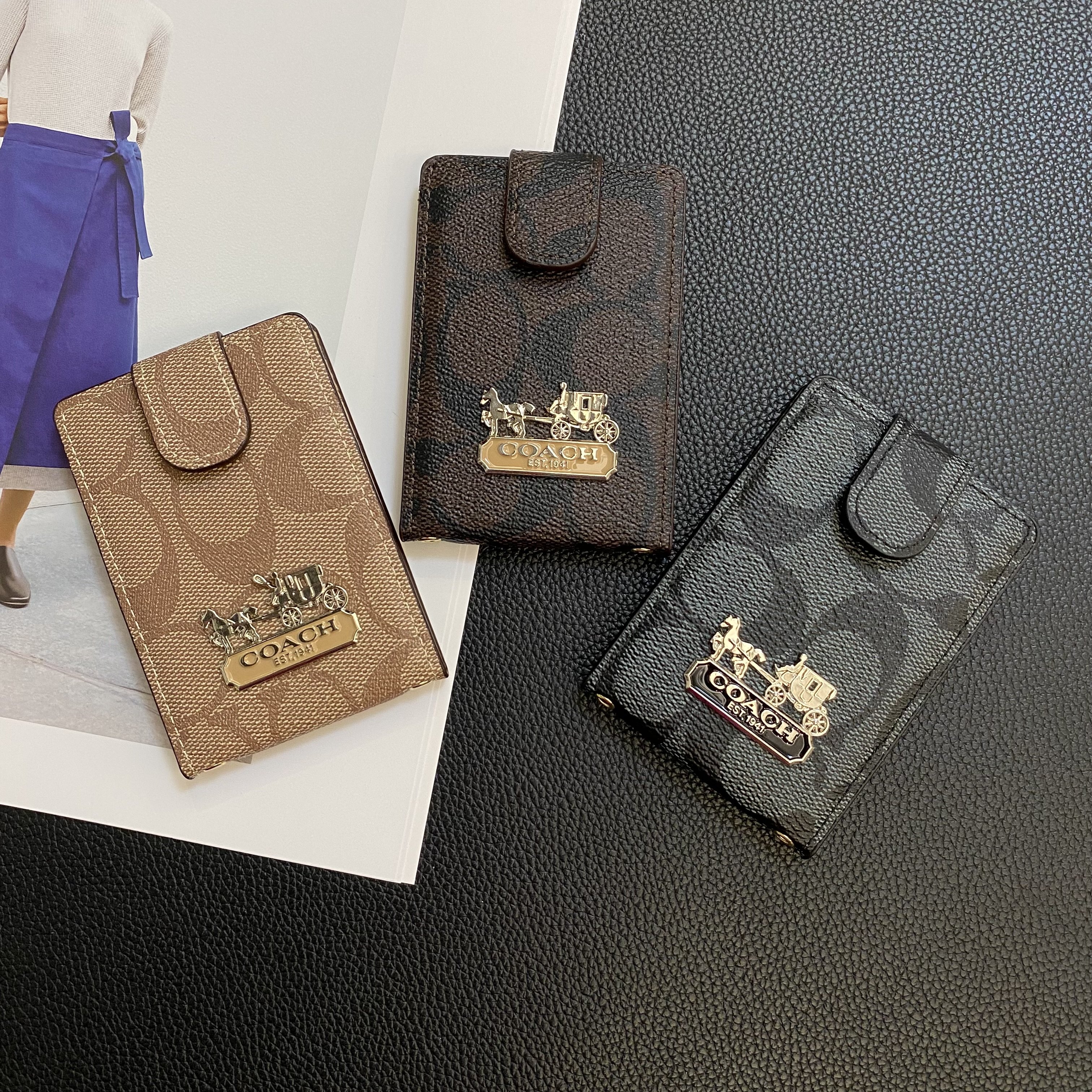 Classic Luxury Leather Wallet Card Holder