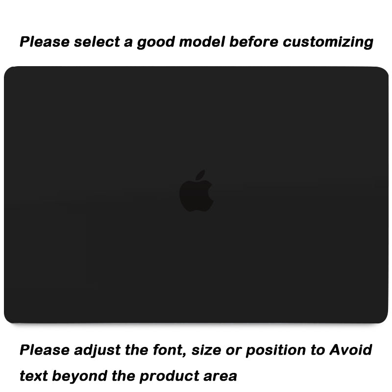 Matte Black | Macbook case customizable-BELKCASE
