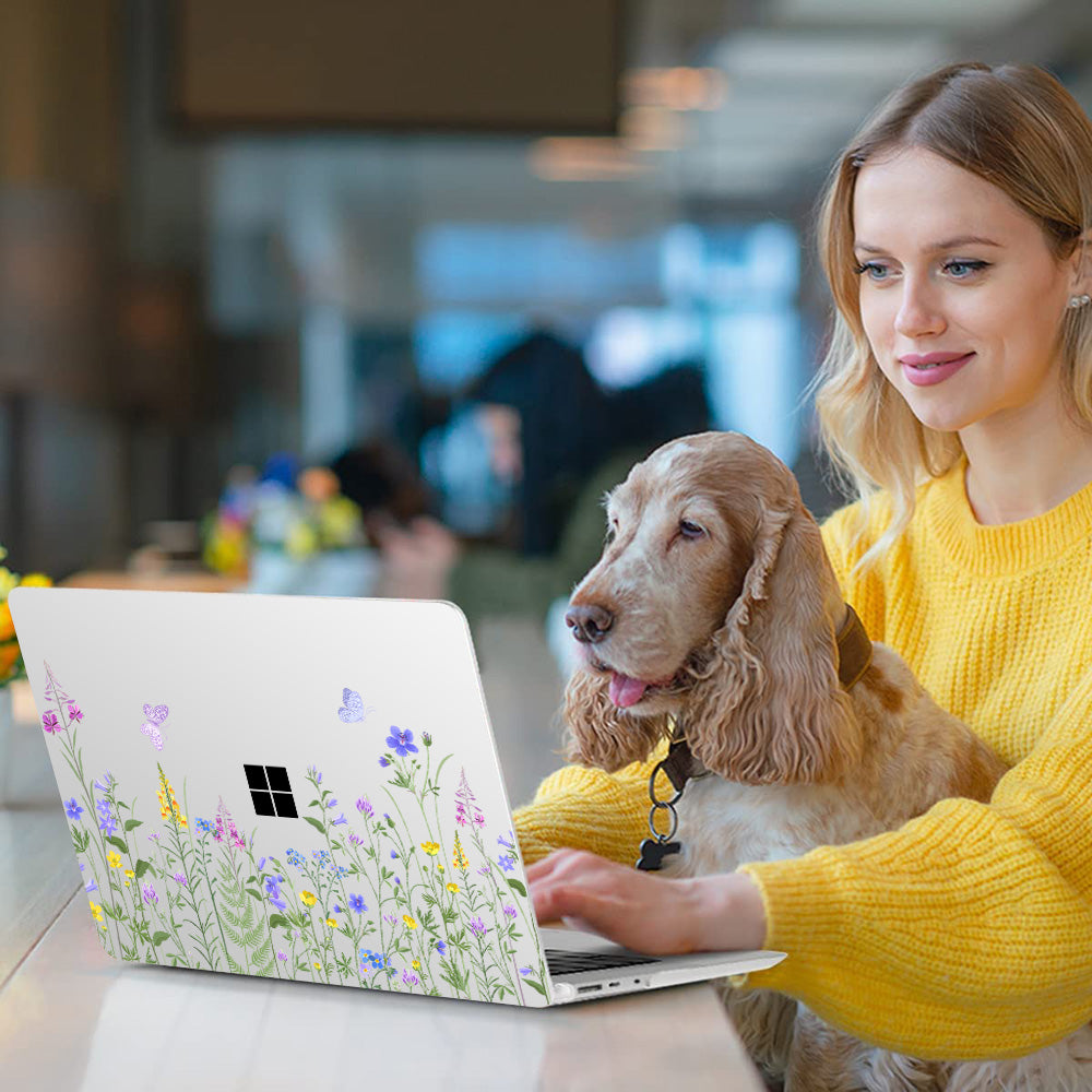 Butterfly In Grass Microsoft Surface Laptop Case-BELKCASE