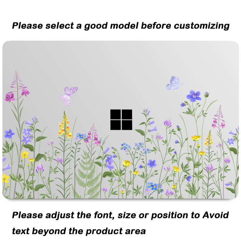 Butterfly In Grass Microsoft Surface Laptop Case-BELKCASE