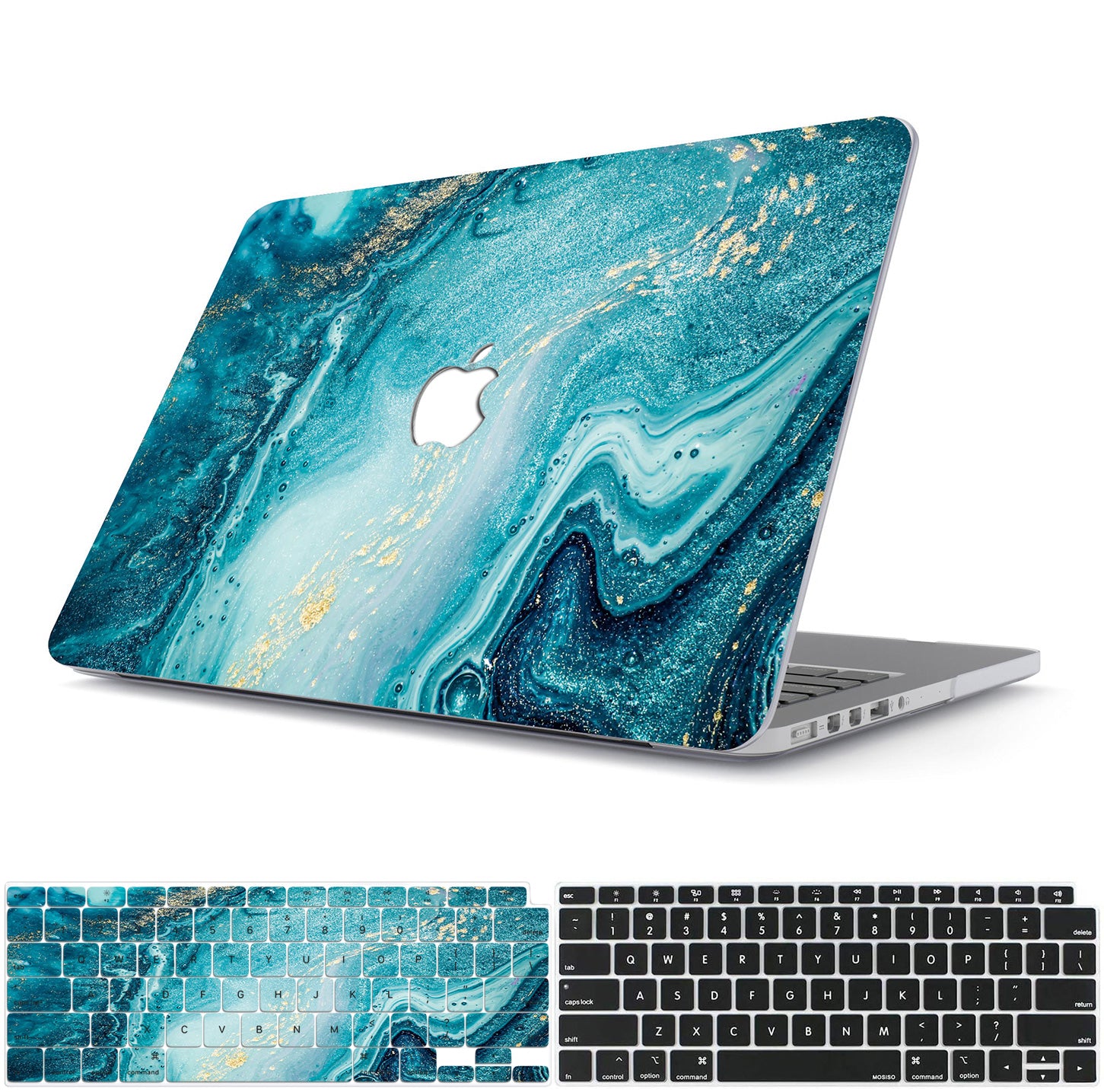 Golden Ocean Marble | Macbook case customizable