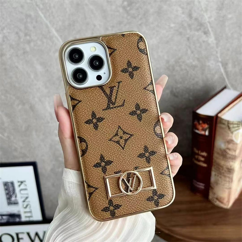 Louis Vuitton Monogram Vintage Leather iPhone Case-BELKCASE