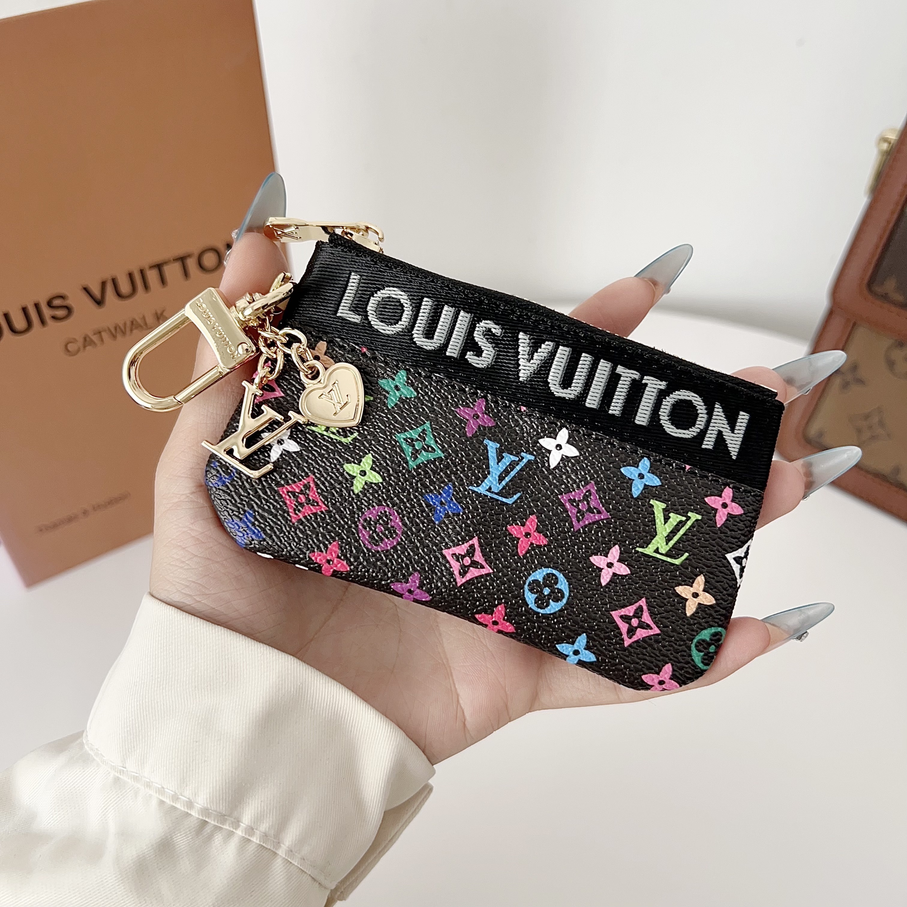 Louis Vuitton Luxury Leather Coin Purse