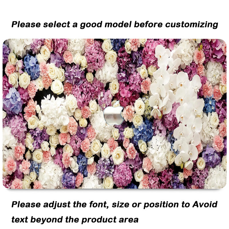 Romantic Flower Macbook Case-BELKCASE