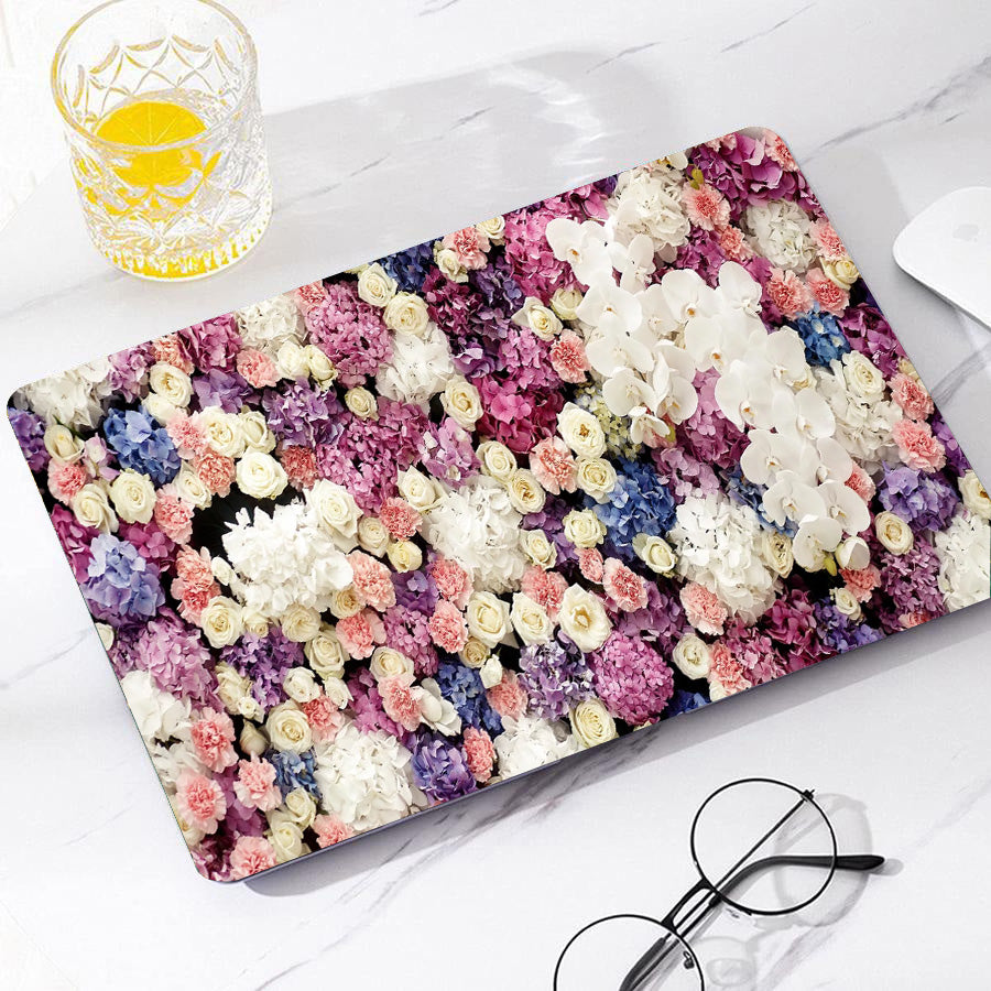 Romantic Flower Macbook Case-BELKCASE
