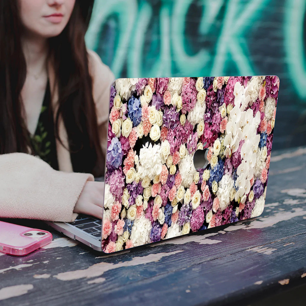 Romantic Flower Macbook Case-BELKCASE