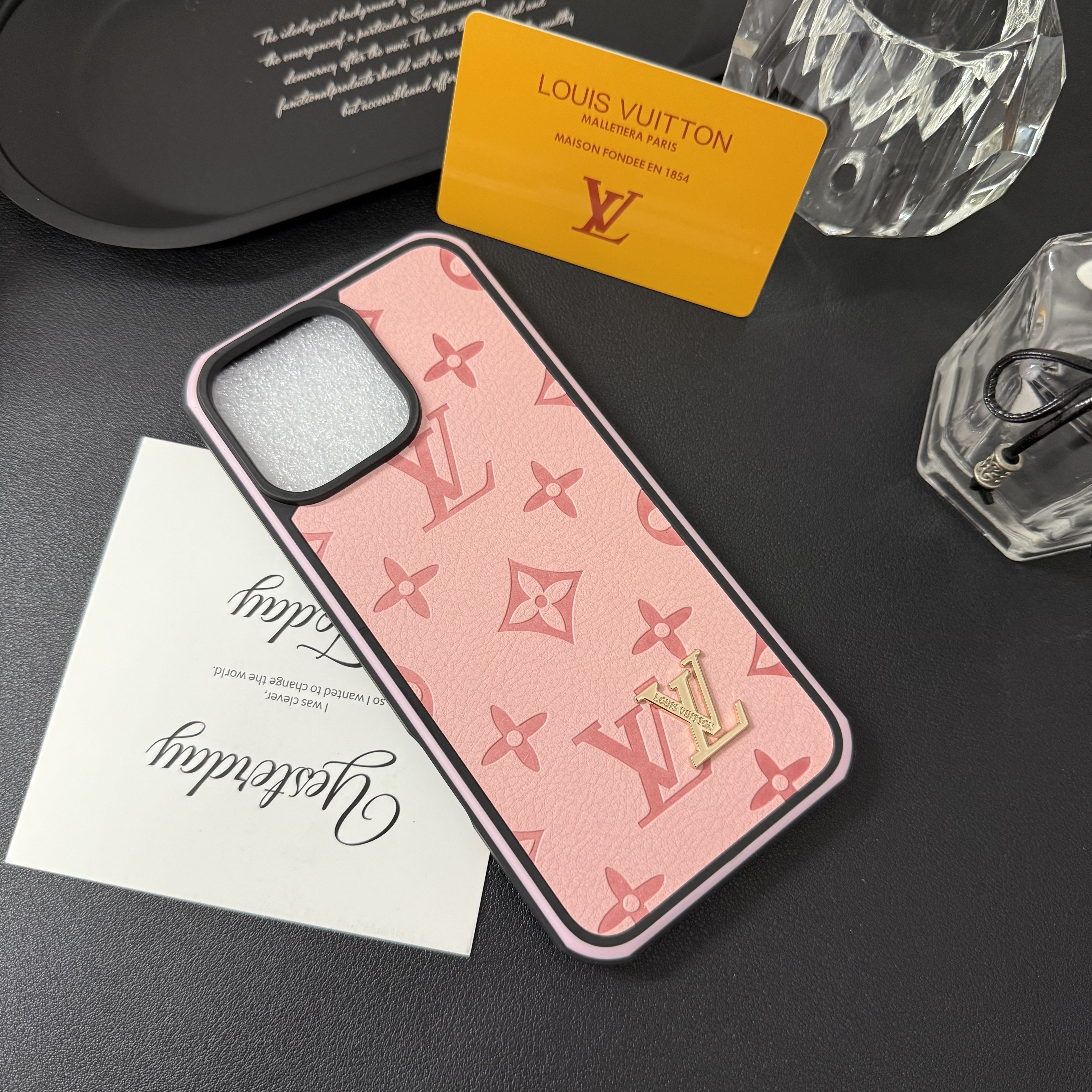 Louis Vuitton Leather iPhone Case