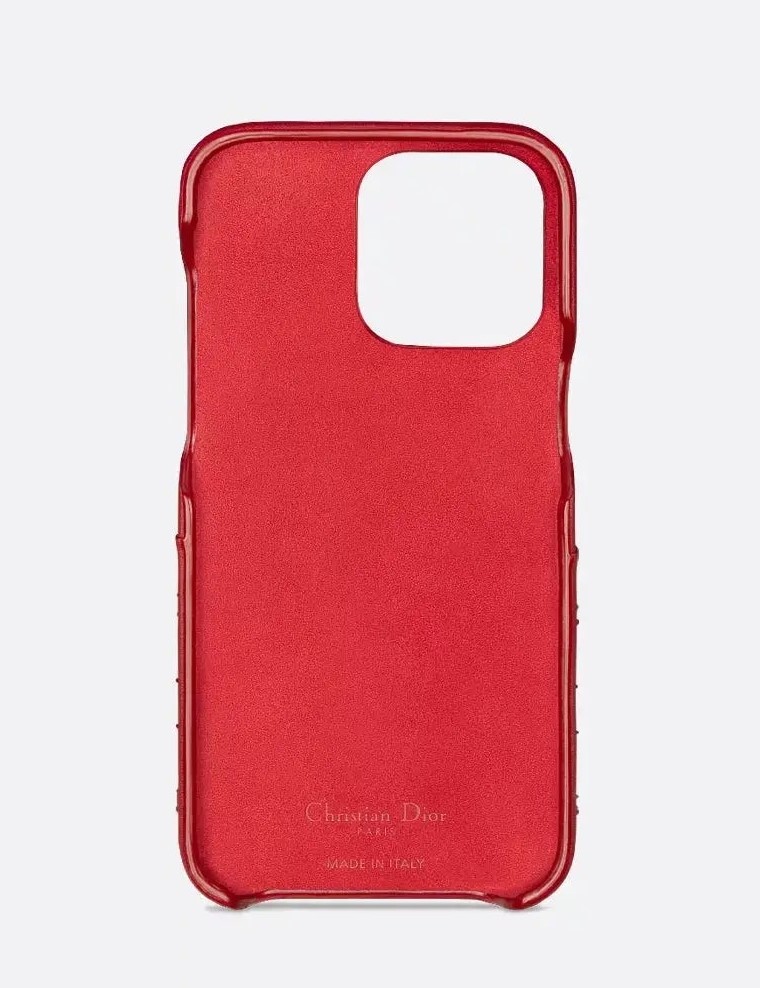 Dior Luxury Leather iPhone Wallet Case