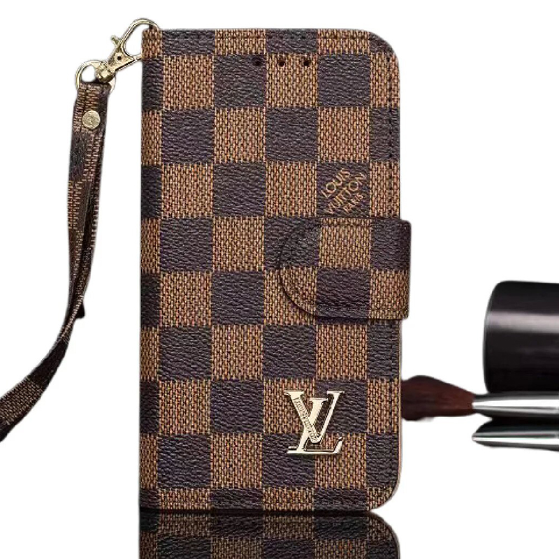 Monogram Leather iPhone Wallet Case