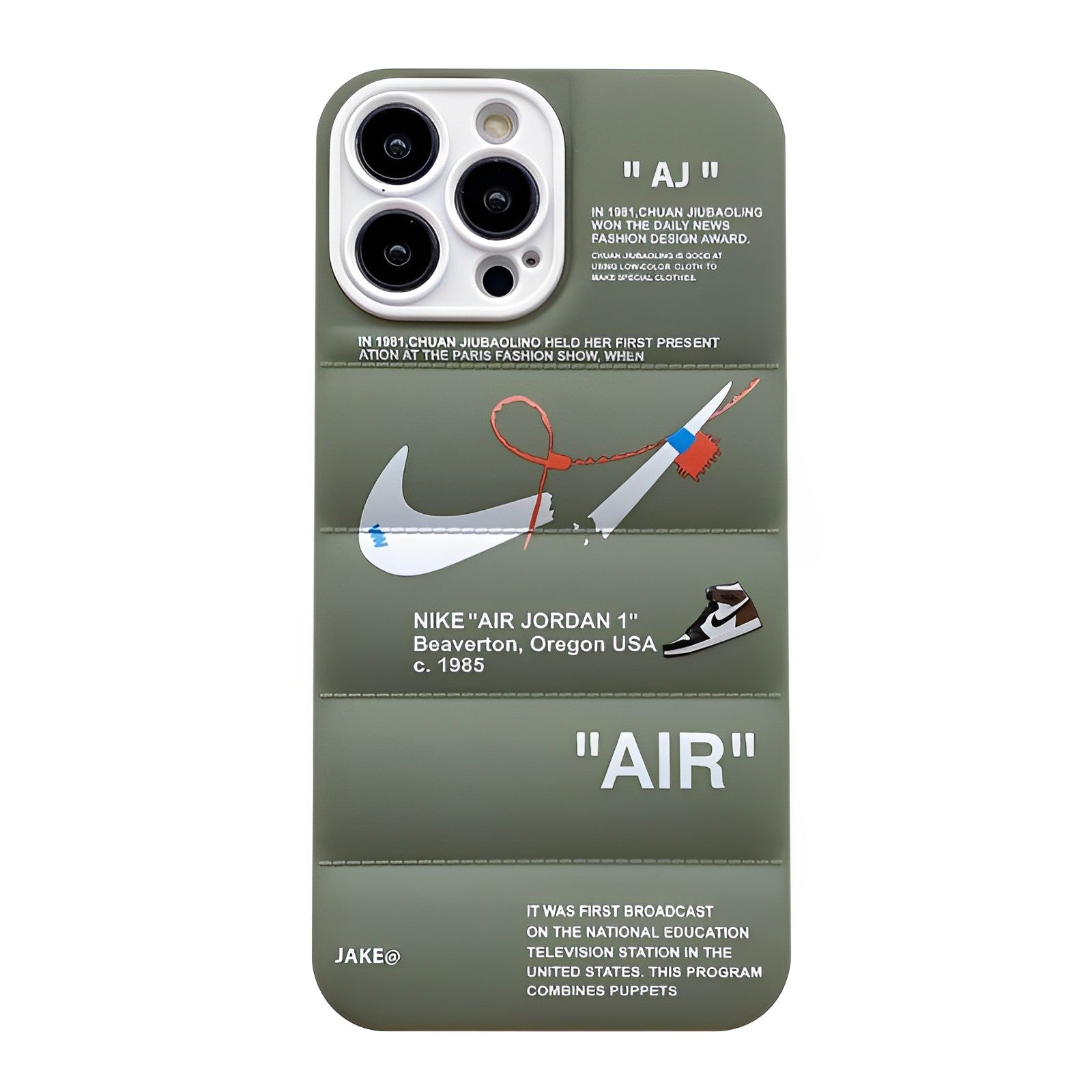 Kaws X N-K  Down Jacket iPhone Case